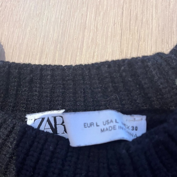 Zara knit long sleeve oversize sweater - Picture 3 of 3